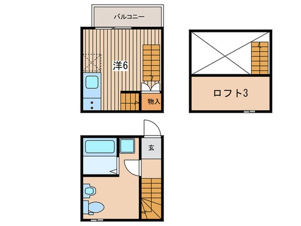 アースクエイク寺崎の物件間取画像